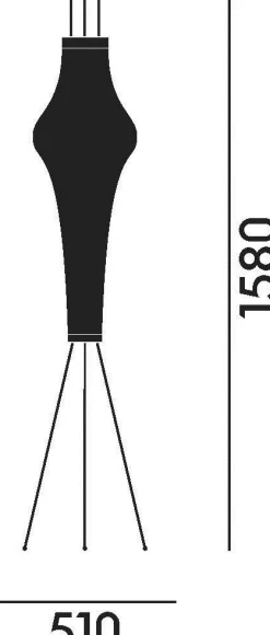 Akari 14A Vloerlamp