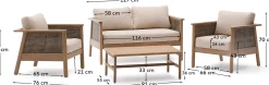 Alabe Loungeset