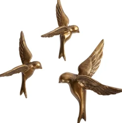Avaler Too Vogels set van 3 Wanddecoratie