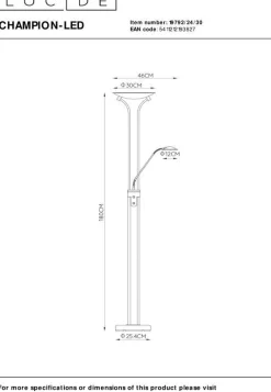 Champion-Led Vloerlamp
