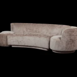 Combi-Popular Fauteuil + Poef Elementenbank