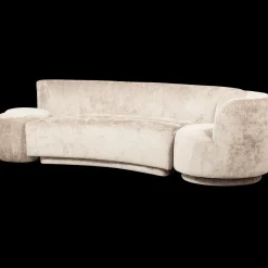 Combi-Popular Fauteuil + Poef Elementenbank