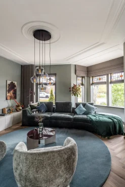 Cowan Rond Vloerkleed