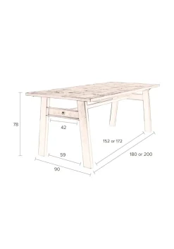 Crude Eetkamertafel