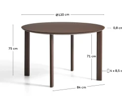 Erice Ronde Tuintafel