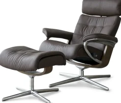 Erik L Relaxfauteuil + Hocker
