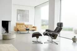 Erik L Relaxfauteuil + Hocker