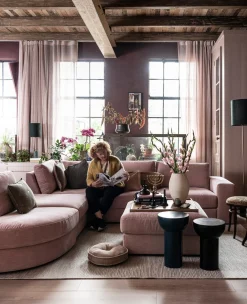 Family 1-zits ronde hoek links Elementenbank