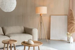 Fan Bamboo Vloerlamp