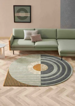 Fano Girare Green Vloerkleed