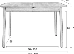 Glimps Black Eettafel