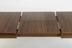 Glimps Walnut Uitschuiftafel