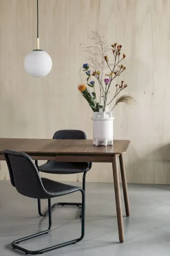 Glimps Walnut Uitschuiftafel