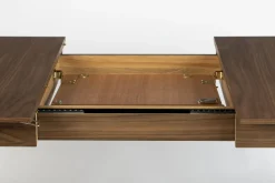 Glimps Walnut Uitschuiftafel