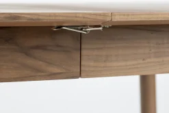 Glimps Walnut Uitschuiftafel