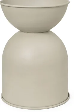 Hourglass Creme Vaas
