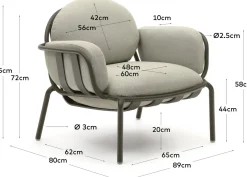 Joncols Outdoor Fauteuil