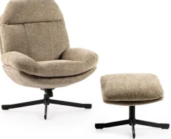 Lenn Relaxfauteuil + Hocker