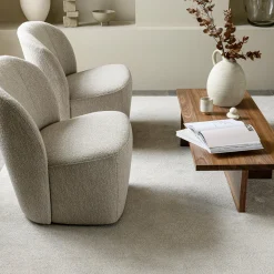 Lofty Bouclé Fauteuil