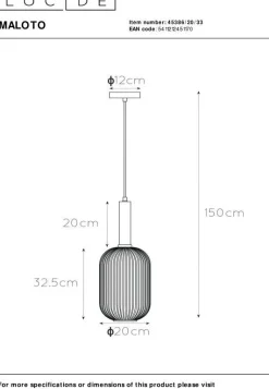 Maloto Groen Hanglamp