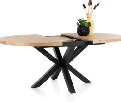 Metalox Rond Uitschuiftafel