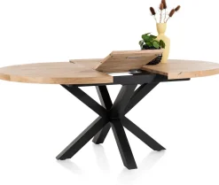 Metalox Rond Uitschuiftafel