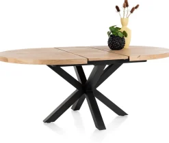 Metalox Rond Uitschuiftafel