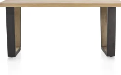 Metalox V-Poot Hout Eettafel