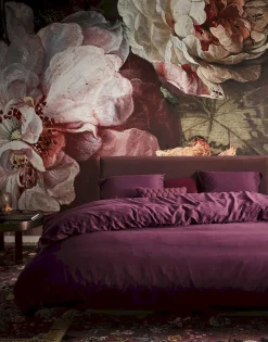 Minte Burgundy Dekbedovertrek