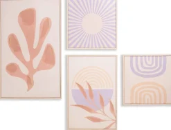 Moos Set 4 Wanddecoratie
