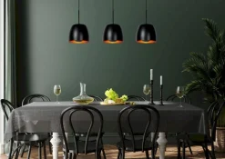 Nolan Zwart Hanglamp