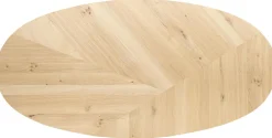 Ridgefield Elips Natural Eettafel