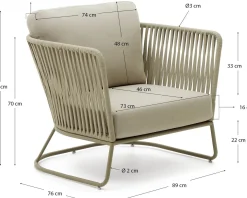 Saconca Outdoor Fauteuil