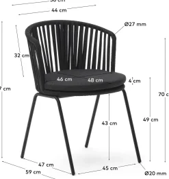 Saconca Tuinstoel