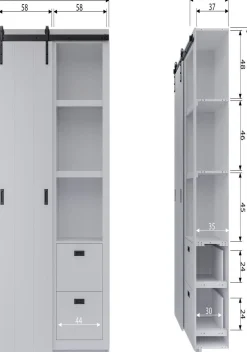 Slide Opbergkast