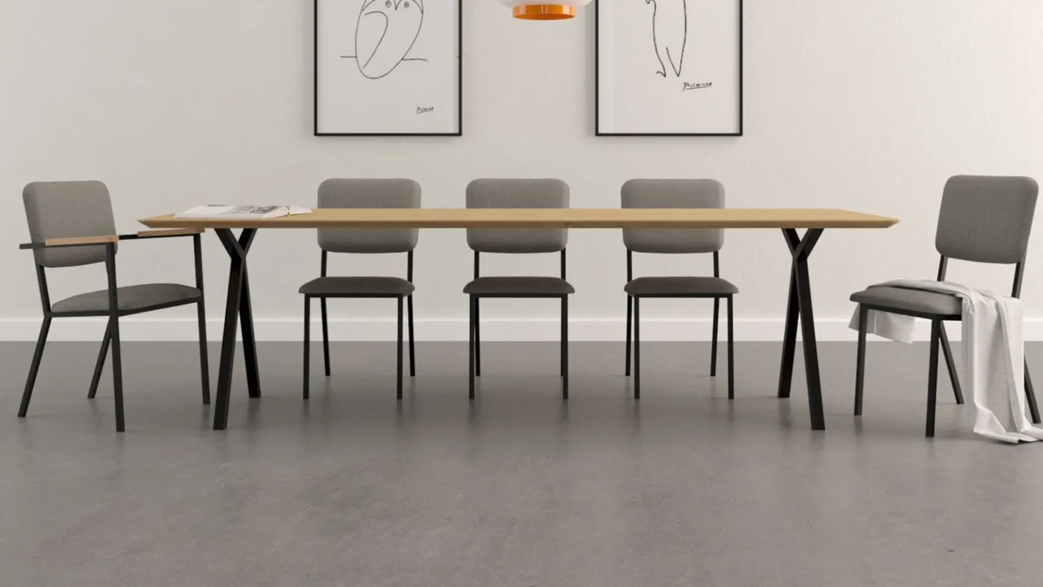 Slim X-type Eettafel