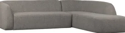 Sloping Grey Melange Hoekbank