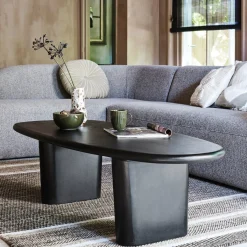 Sloping Light Brown Melange Hoekbank