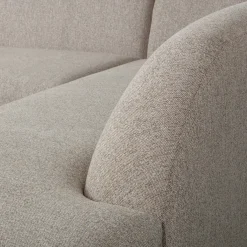 Sloping Natural Melange Hoekbank