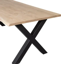 Tablo Boomstam X-poot Eettafel