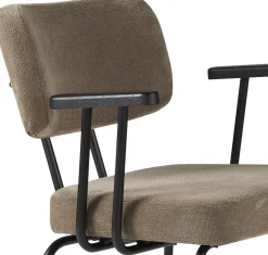 Tom Onderstel Zwart Armstoel