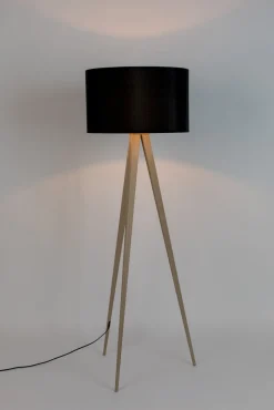 Tripod Wood Vloerlamp