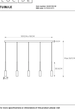 Tubule Hanglamp