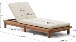 Turqueta Outdoor Ligstoel