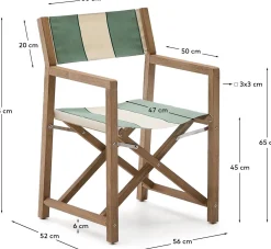 Vilara Tuinstoel