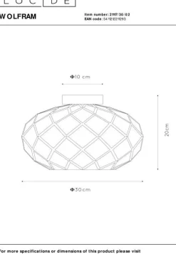 Wolfram Goud Plafondlamp