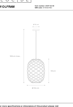 Wolfram Zwart Hanglamp