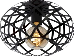 Wolfram Zwart Plafondlamp