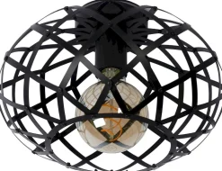 Wolfram Zwart Plafondlamp