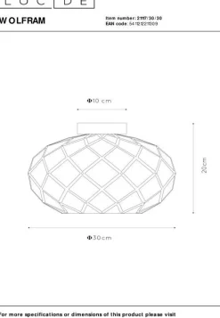 Wolfram Zwart Plafondlamp